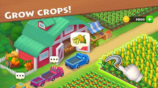 Captura de Township: gestión de pedidos y producción